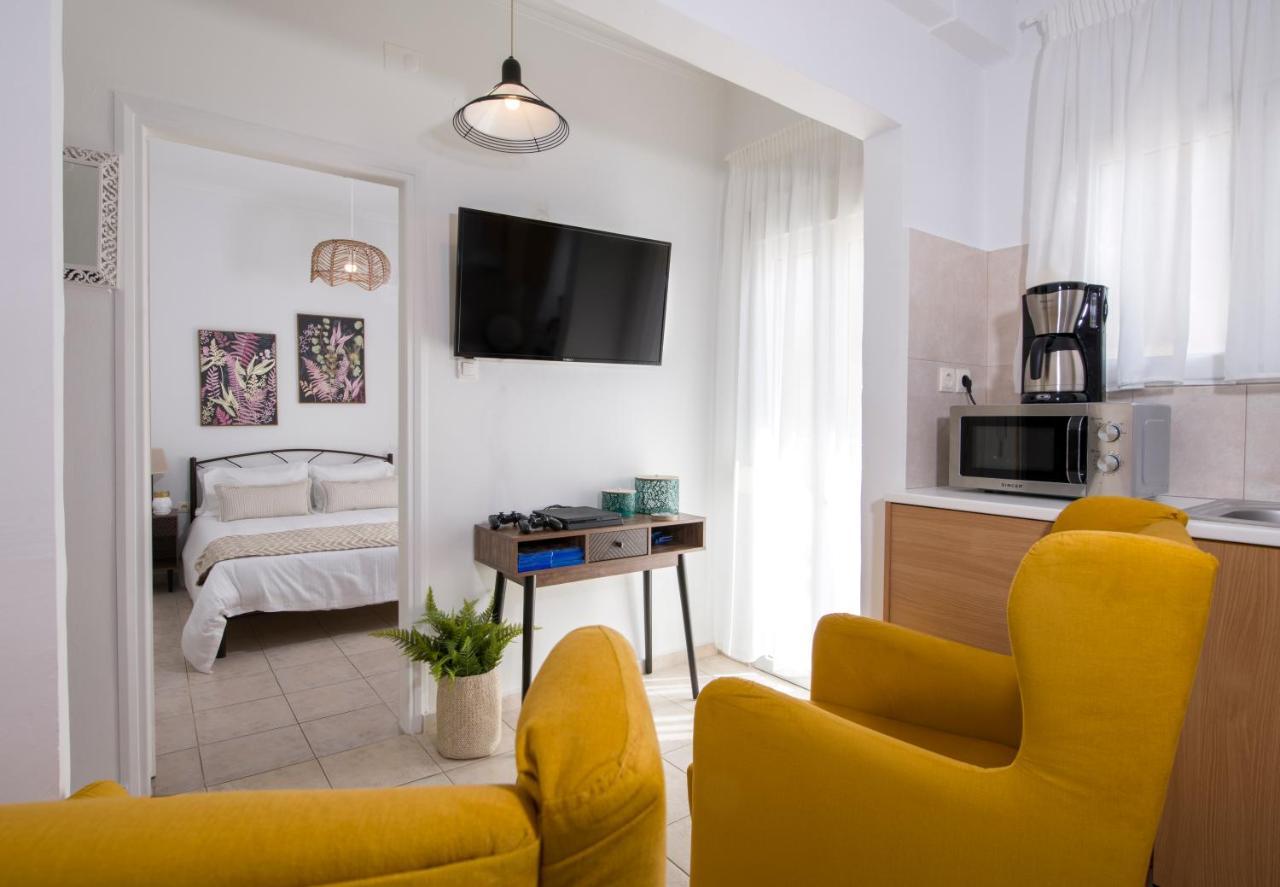 Center Manolia Dream 1 Bedroom Apartment 100M Away From The Beach Ханья Экстерьер фото